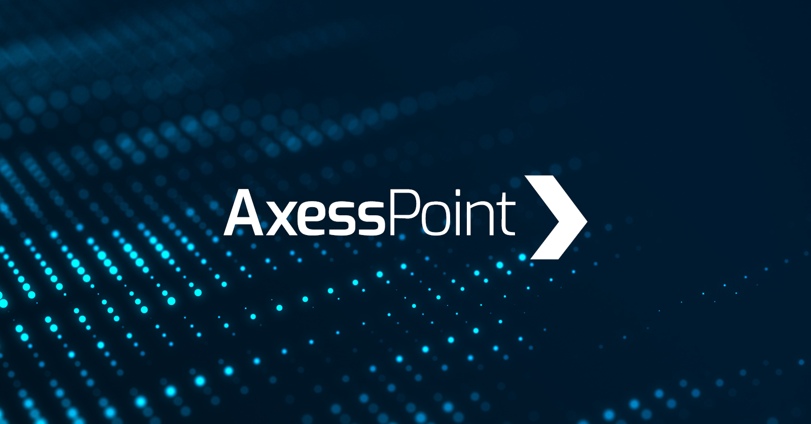 AxessPoint logo and data background